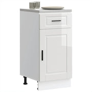 Base da Cucina Porto Bianco Lucido in Legno Multistrato 853949