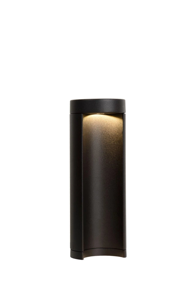 Paletto esterno Lucide Combo LED 7W 3000K IP54 nero
