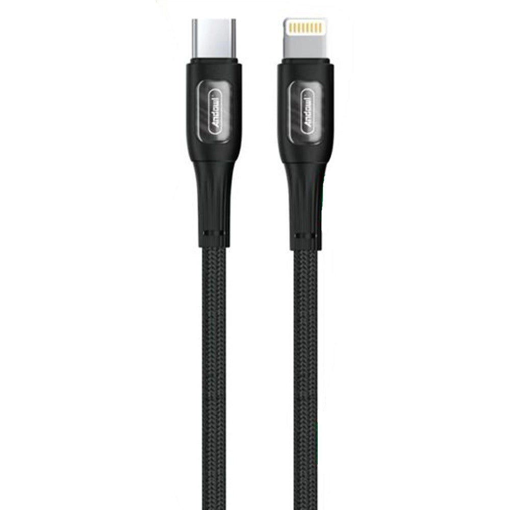 Trade Shop - Cavo Dati Da Type-c A Lightning 3a Da 1 Mt Trasmissione Ad Alta Velocità Sicuro Q-sj339 -