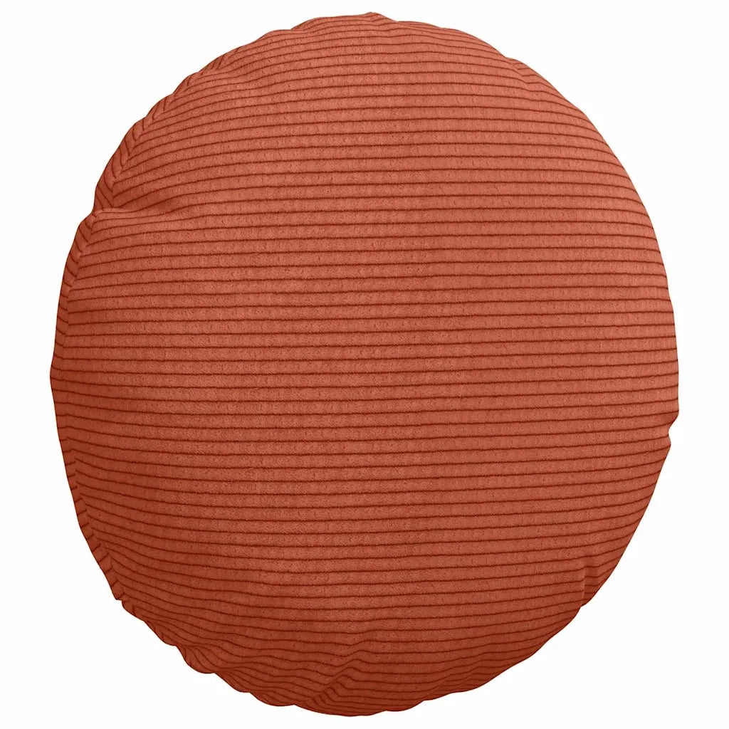 Cuscini per Seduta 2 pcs Rosso Arancio Ø30 x 13 cm