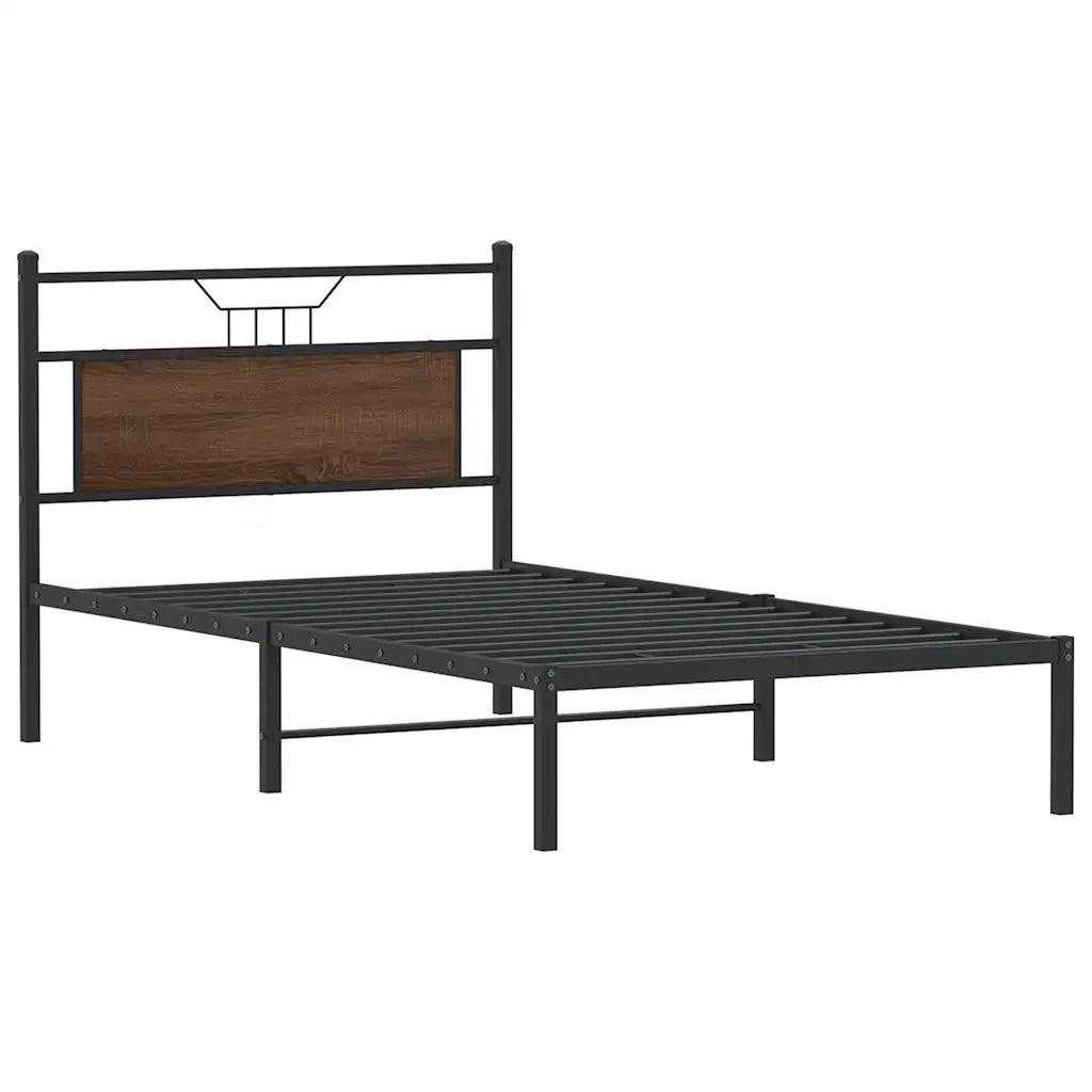 Giroletto senza Materasso Rovere Marrone 107x203 cm Truciolato 4106837