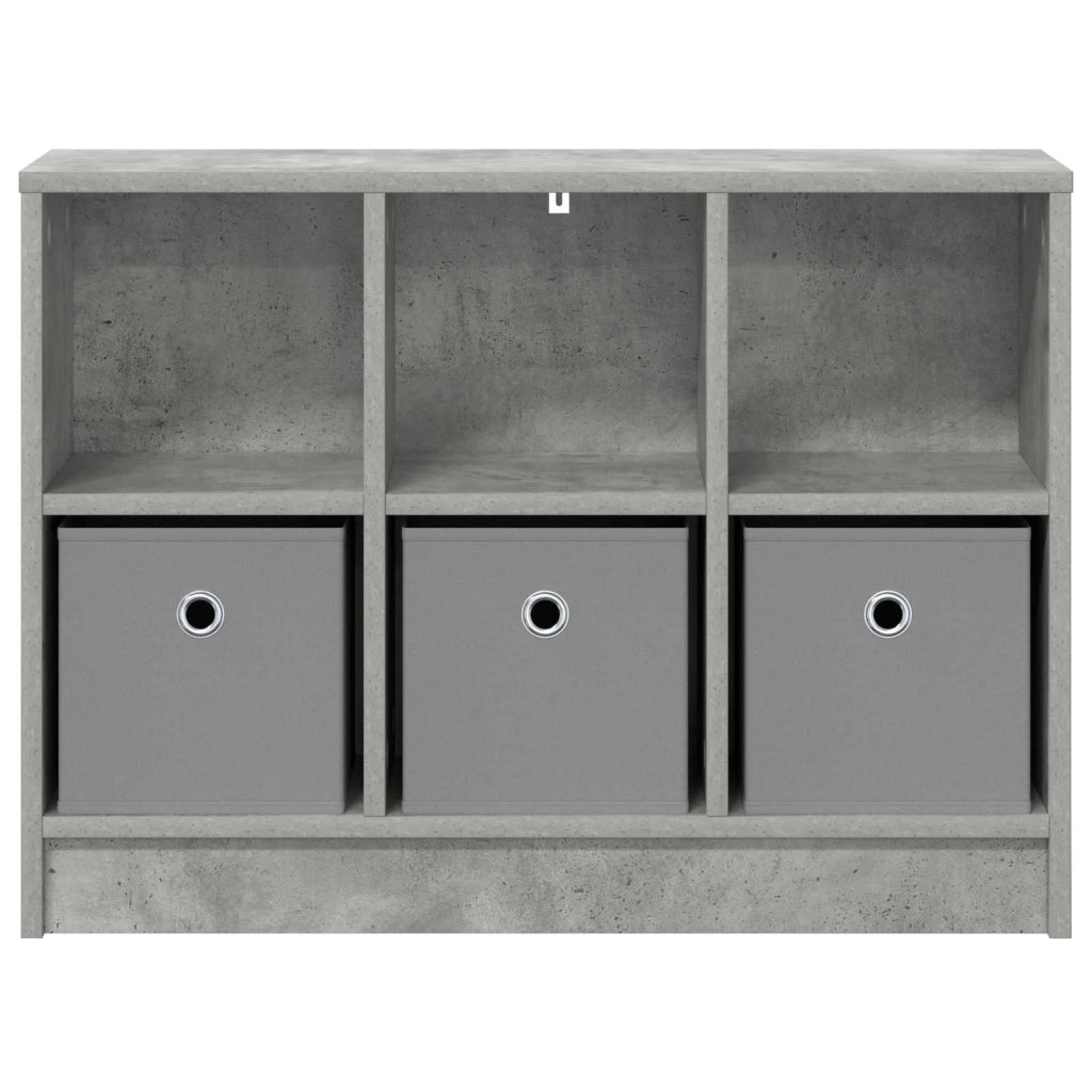 Credenza con cassetto Grigio cemento 73,5 x 22,5 x 53,5 cm