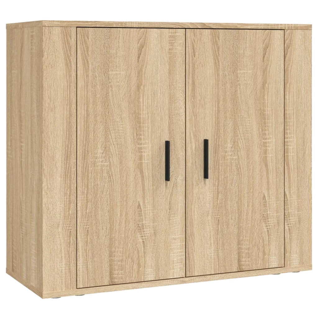 Buffet credenza cassettiera armadio mobile contenitore organizer cucina soggiorno salotto legno ingegnerizzato Sonoma alto marrone 02_0034213