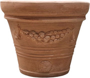 Vaso per piante in terracotta 25 cm - 40 cm | Resistente al gelo, manufatto artigianale italiano