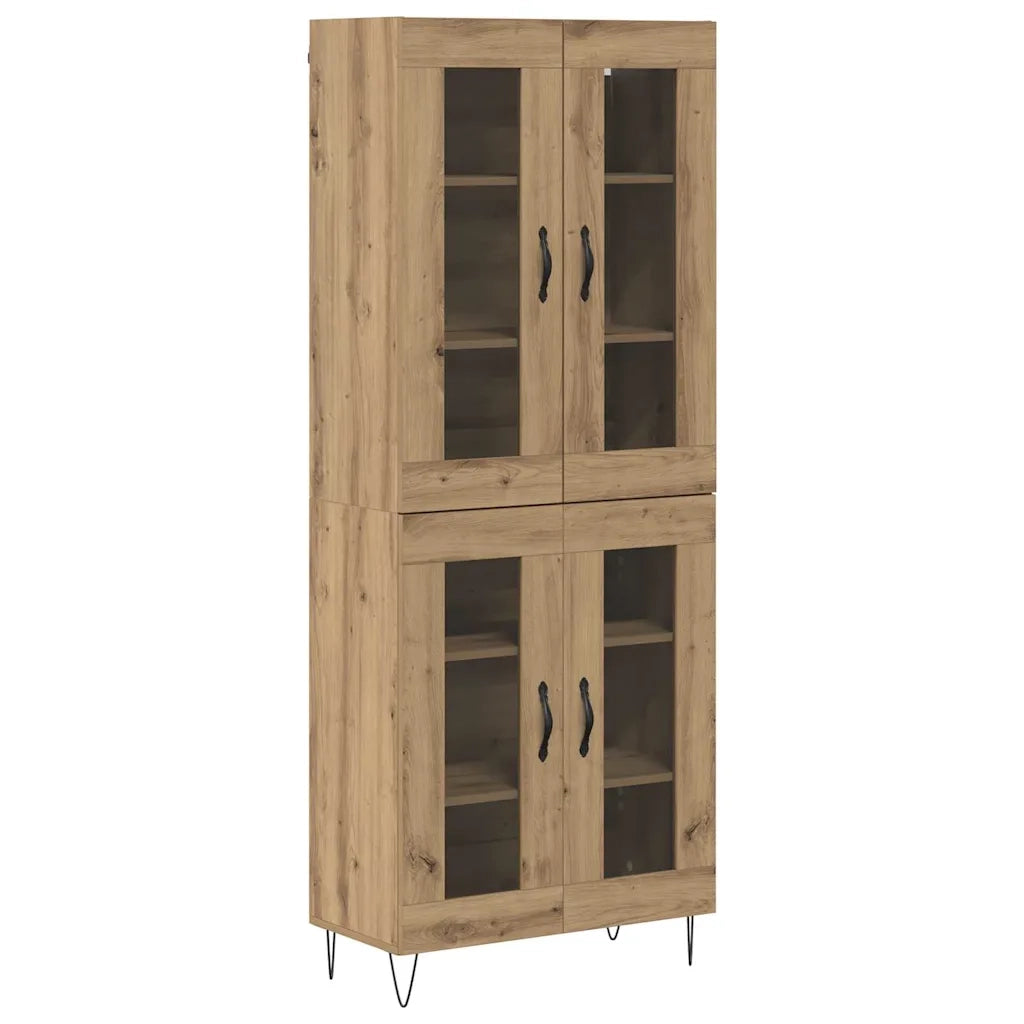 Credenza-Buffet-Armadio da cucina Rovere artigianale 69,5 x 34 x 180 cm 401531