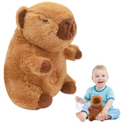 Trade Shop - Peluche Capibara Che Respira Movimento Respirante Con Luci Musica Per Bambini Morbido -