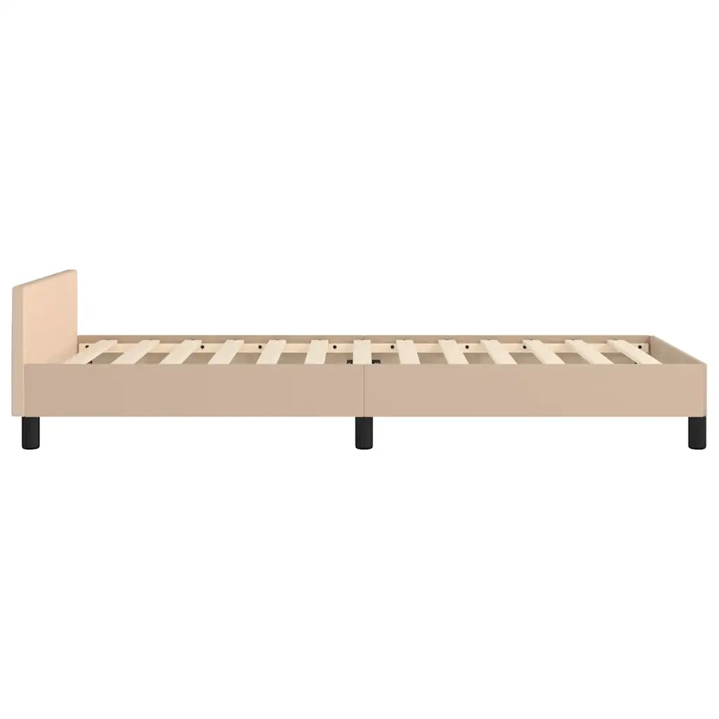 Giroletto con Testiera Cappuccino 80x200 cm in Similpelle cod mxl 58713