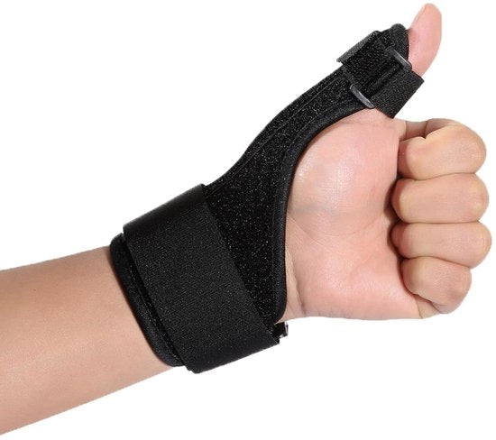 Supporti per Pollice Regolabili a Mano Sinistra e Destra per Fratture Artrosi Tendinite (Pollice Nero)