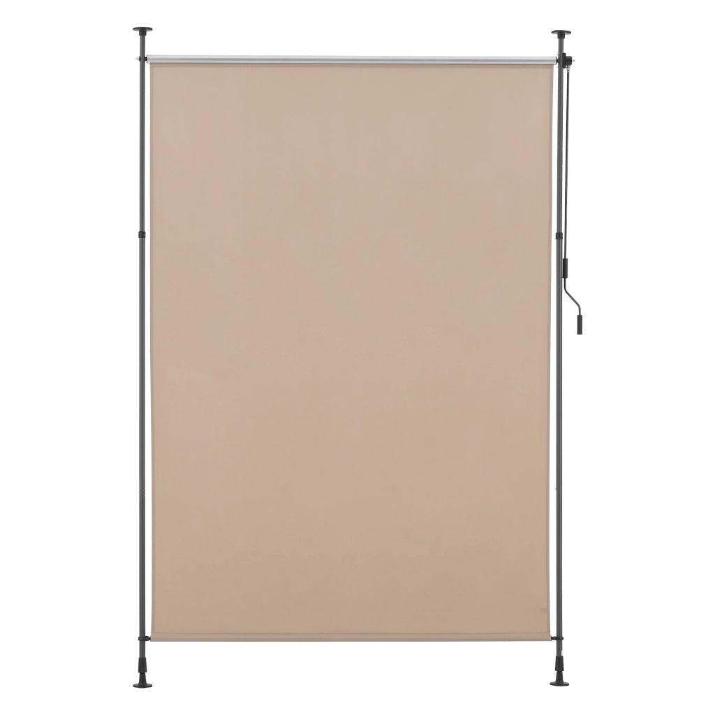 Schermo Verticale Cimarra da Balcone con Pali Telescopici Tenda Parasole Larga 200 cm color Sabbia pro.tec