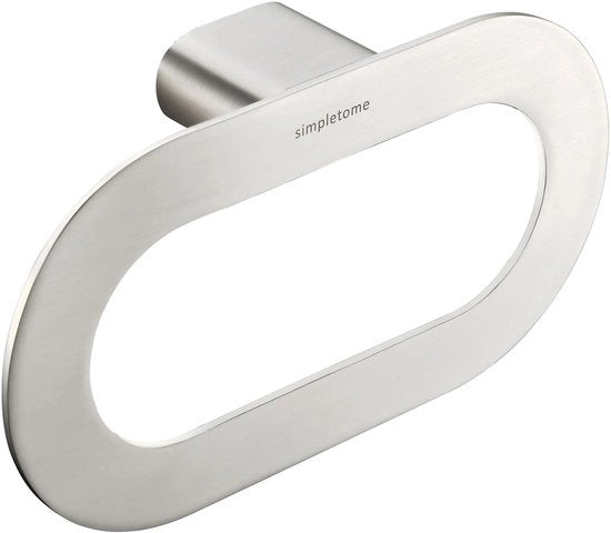 Maniglione per asciugamano per parete della doccia 
Raccordo per asciugamano in acciaio inox
Progetto moderno e semplice (finitura a nichel)