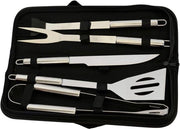 Set di accessori per barbecue con contenitore di stoccaggio e accessori per BBQ