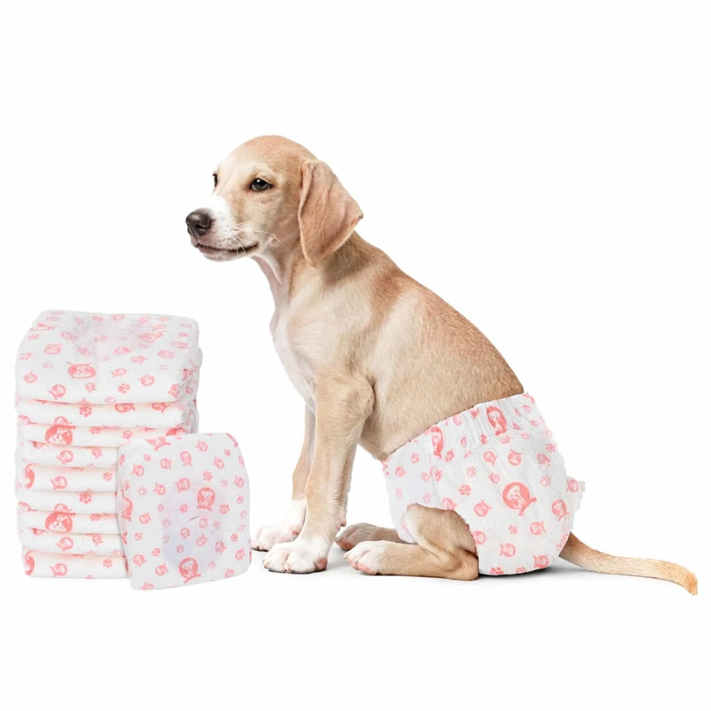 Pannolino usa e getta per cani femmina 50 pcs Bianco XS 42025283