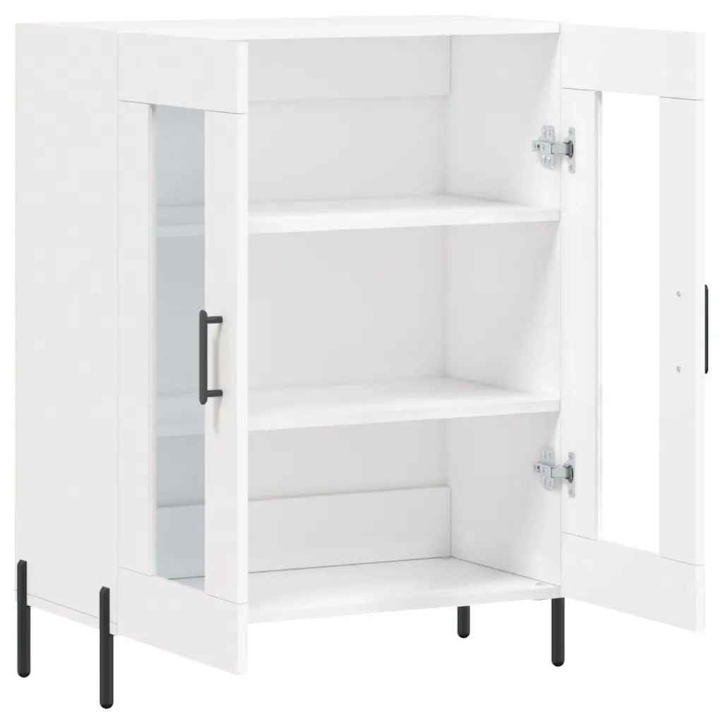 Credenza Bianca 69,5x34x90 cm in Legno Multistrato