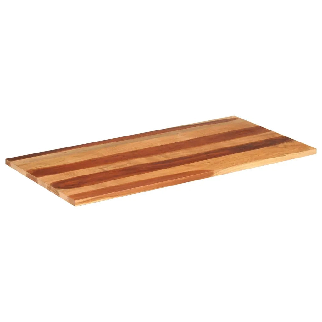 Piano del Tavolo 120x60x(2,5-2,7) cm Legno Massello di Acacia 327514