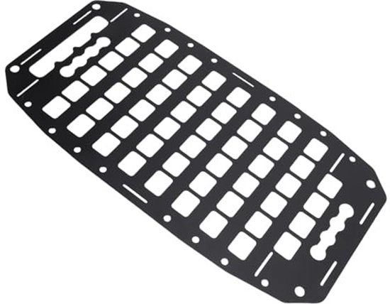 Pannello di Supporto in Alluminio con Traguardo L - 21x10,7x0,1 Pollici - Per Auto/SUV/Pick-up - Sistema di Risparmio di Spazio - Pannello di Ospitalità per Strumenti