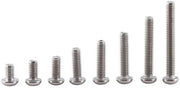 Set di viti A2 in acciaio inossidabile - 300 pezzi - Assortimento - Viti a 6 lobi - 100 pezzi - Diverse lunghezze: 4/5/6/8/10/12/16/20mm - Adatto per mobili e riparazioni - Ideale per progetti DIY - Set di viti