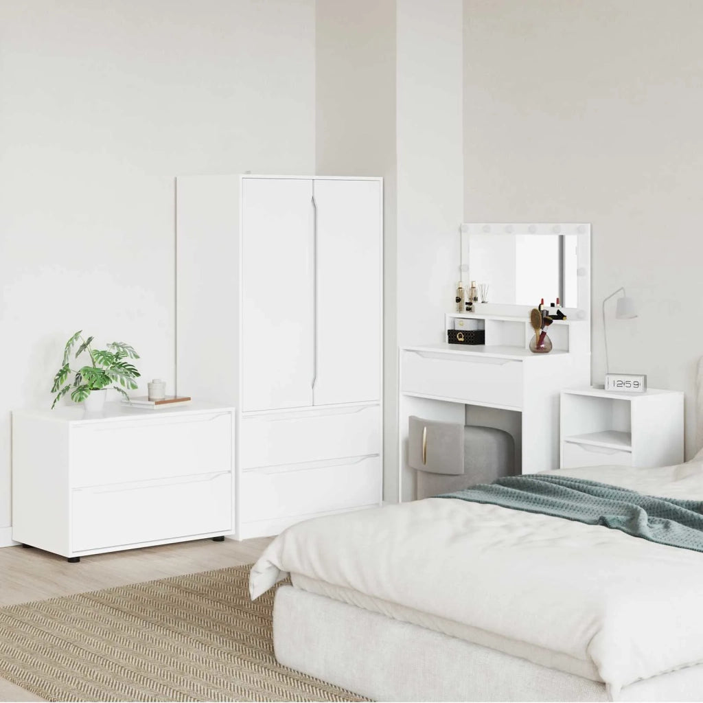 Armadio Bianco 80 x 48 x 57 cm Legno multistrato 888817