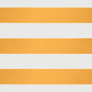 Tenda Sole Retrattile Gialla e Bianca 5x3 m Tessuto e Alluminio 3154585