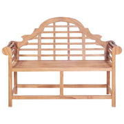 Panca da Corridoio-Sgabello-Panca da esterno 127x58,5x92,5 cm in Legno Massello di Teak