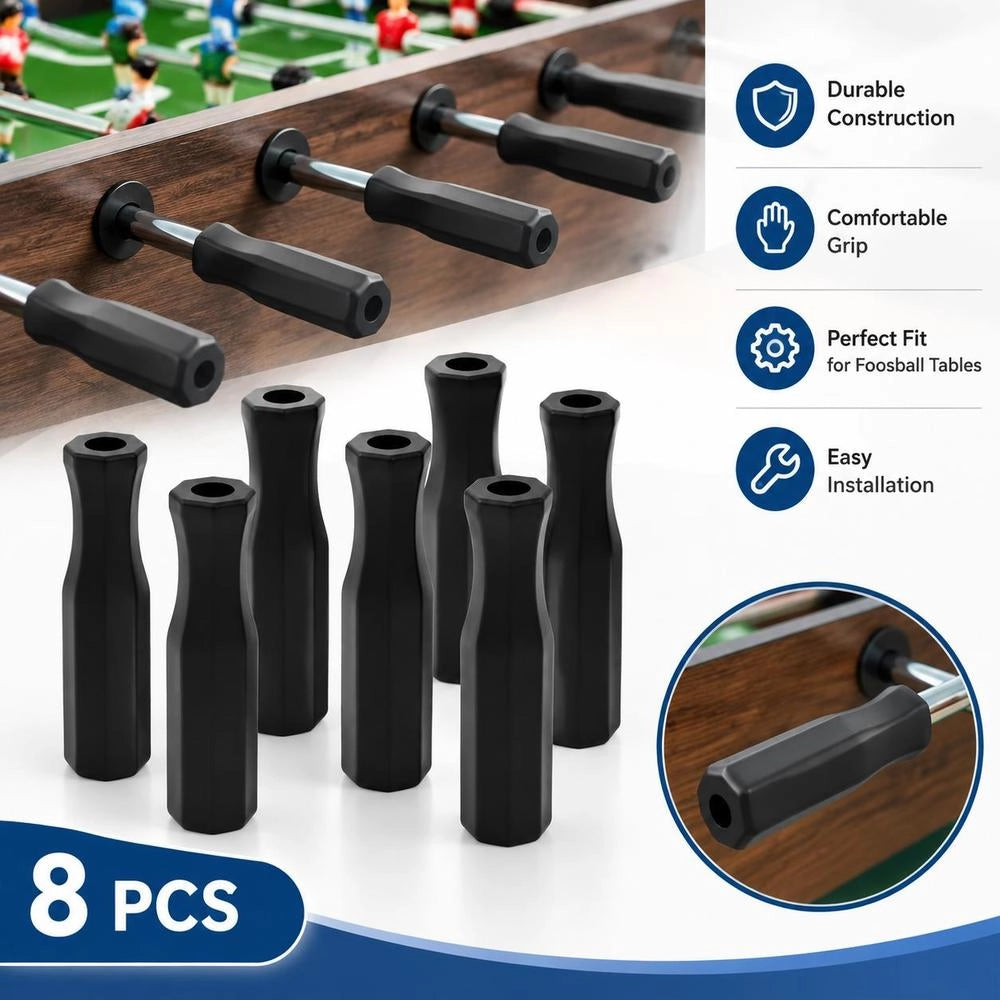 Table Football Handles, 8 Pcs.