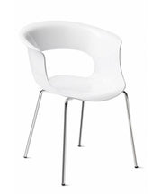 POLTRONA MISS B SET DA 4 ANTISHOCK POLICARBONATO MADE IN ITALY SCAB DESIGN - Bianco 310