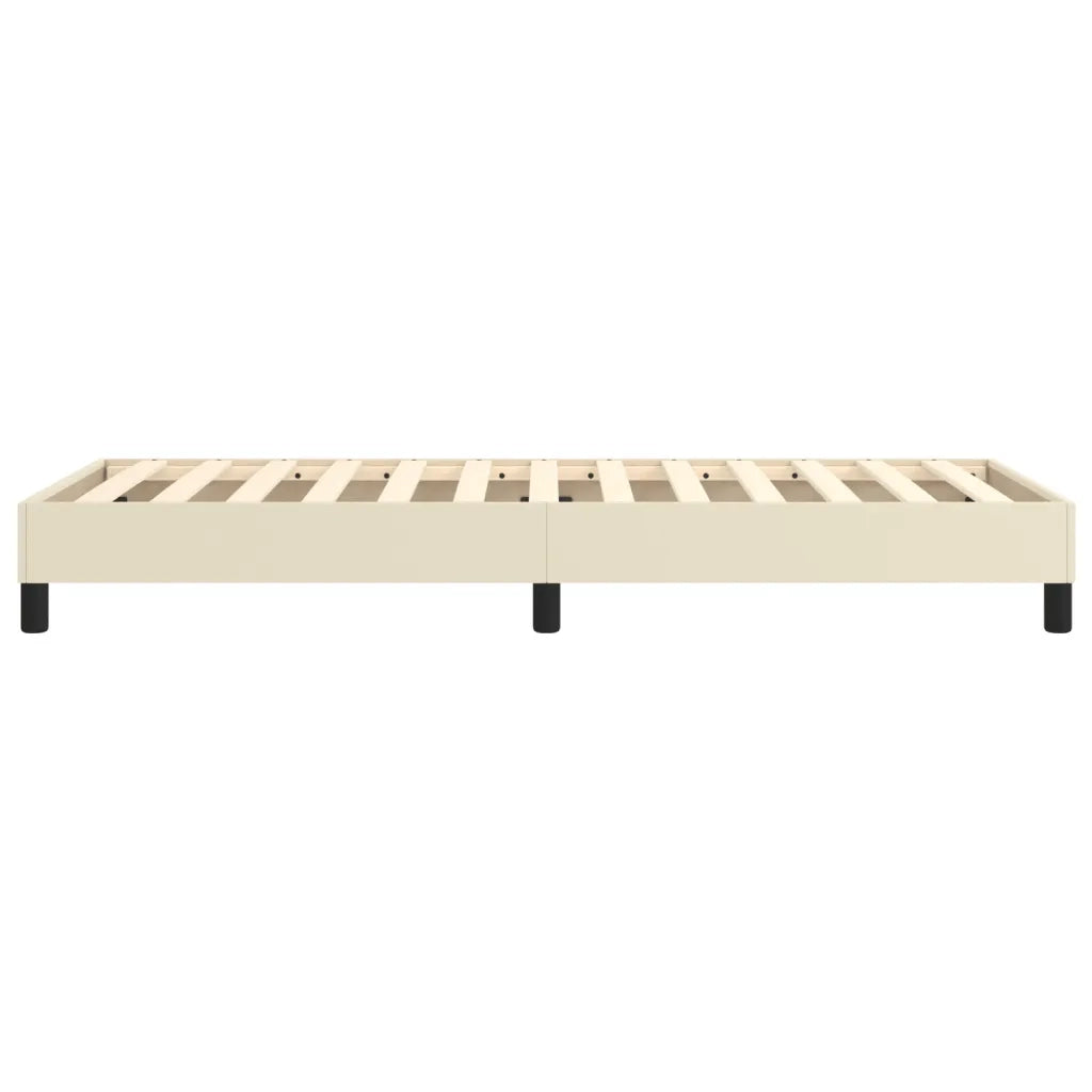 Struttura Letto a Rete a Molle Crema 90x200 cm in Similpelle 3120678