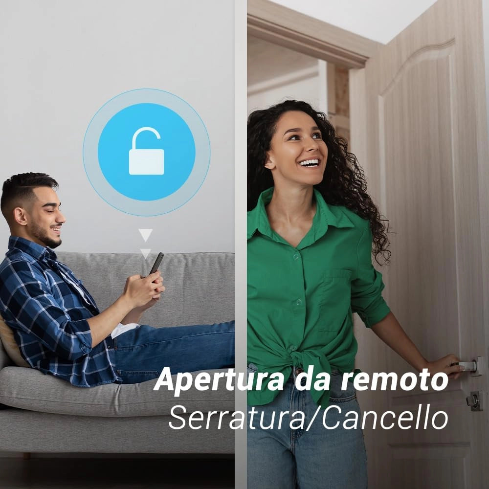 Videocitofono Smart EZVIZ CS-HP5 WiFi con Telecamera 2K  App e Visione Notturna