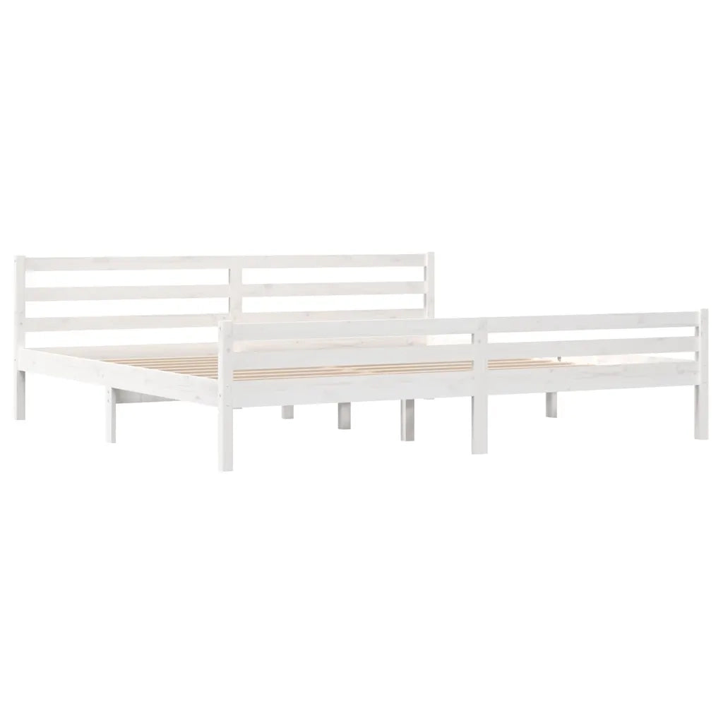 Giroletto Bianco in Legno Massello 200x200 cm 814840