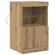 Credenza | Madia LED Rovere artigianale 41 x 37 x 67 cm Legno multistrato