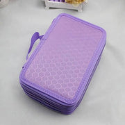 Etui XXL a colori, con quattro cassette, 72 fori, contenitore per penne, contenitore per penne a clessidra