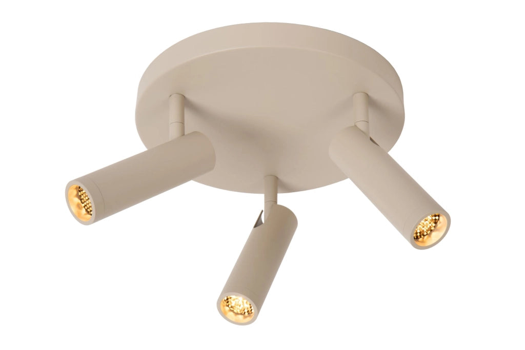 Faretto soffitto GRADO 3xMR11 taupe alluminio Lucide