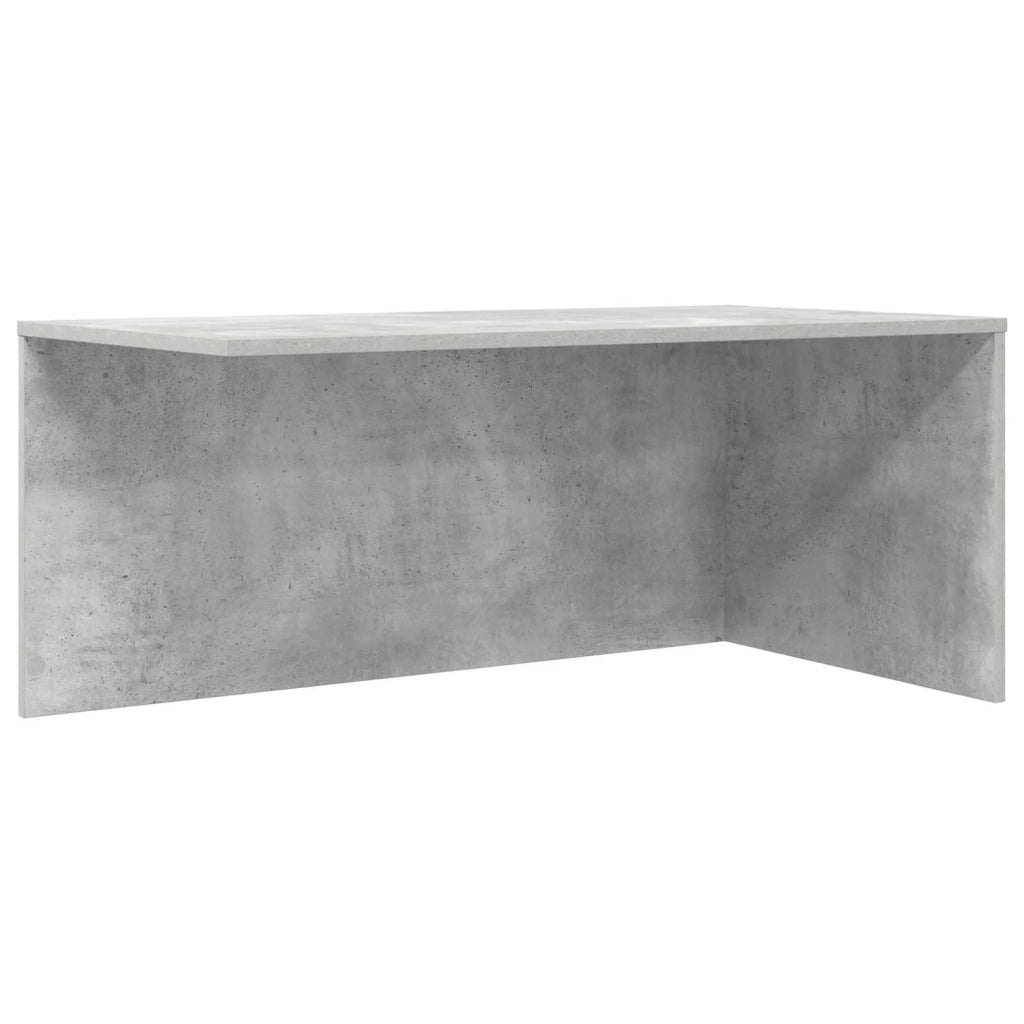 Set di Tavolini da Caffè 2 pcs Grigio cemento Legno multistrato