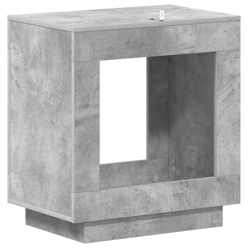 Tavolo laterale Grigio Cemento 60 x 40 x 65 cm 899898