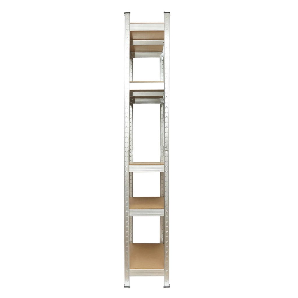 Scaffale in metallo con 5 ripiani in MDF, 180x60x30 cm, 100 kg/ripiano, montaggio senza viti Breckner Germany