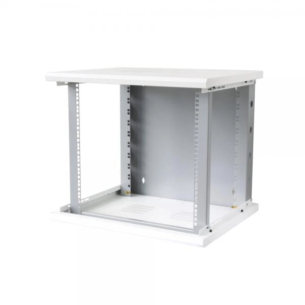 Armadio Rack 19'' a muro 16 unità sezione unica prof. 500mm Bianco