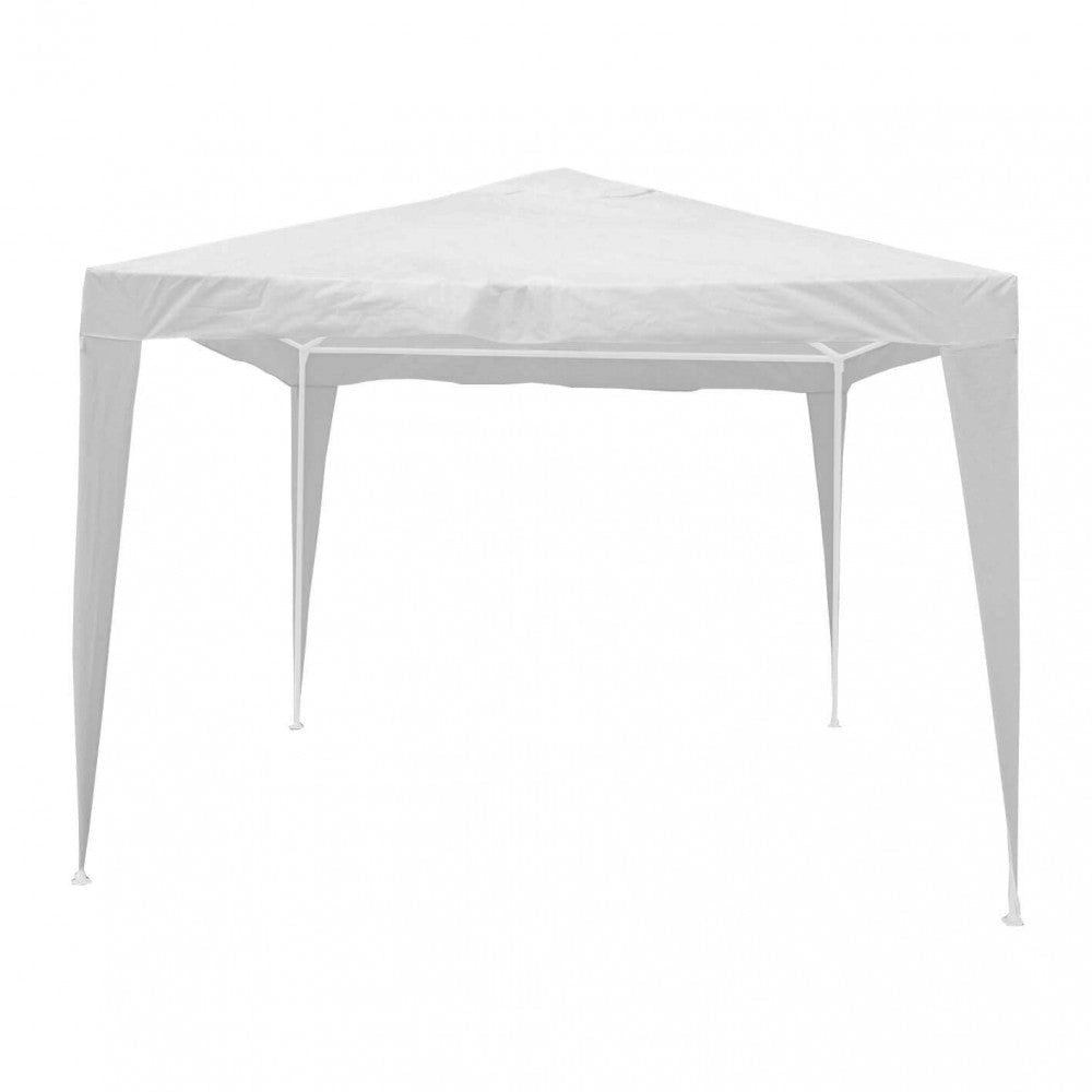 Gazebo Eco 3x3 m in Acciaio Bianco