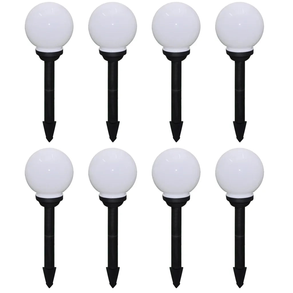 Lampade da Sentiero 8 pz LED 15 cm con Picchetto