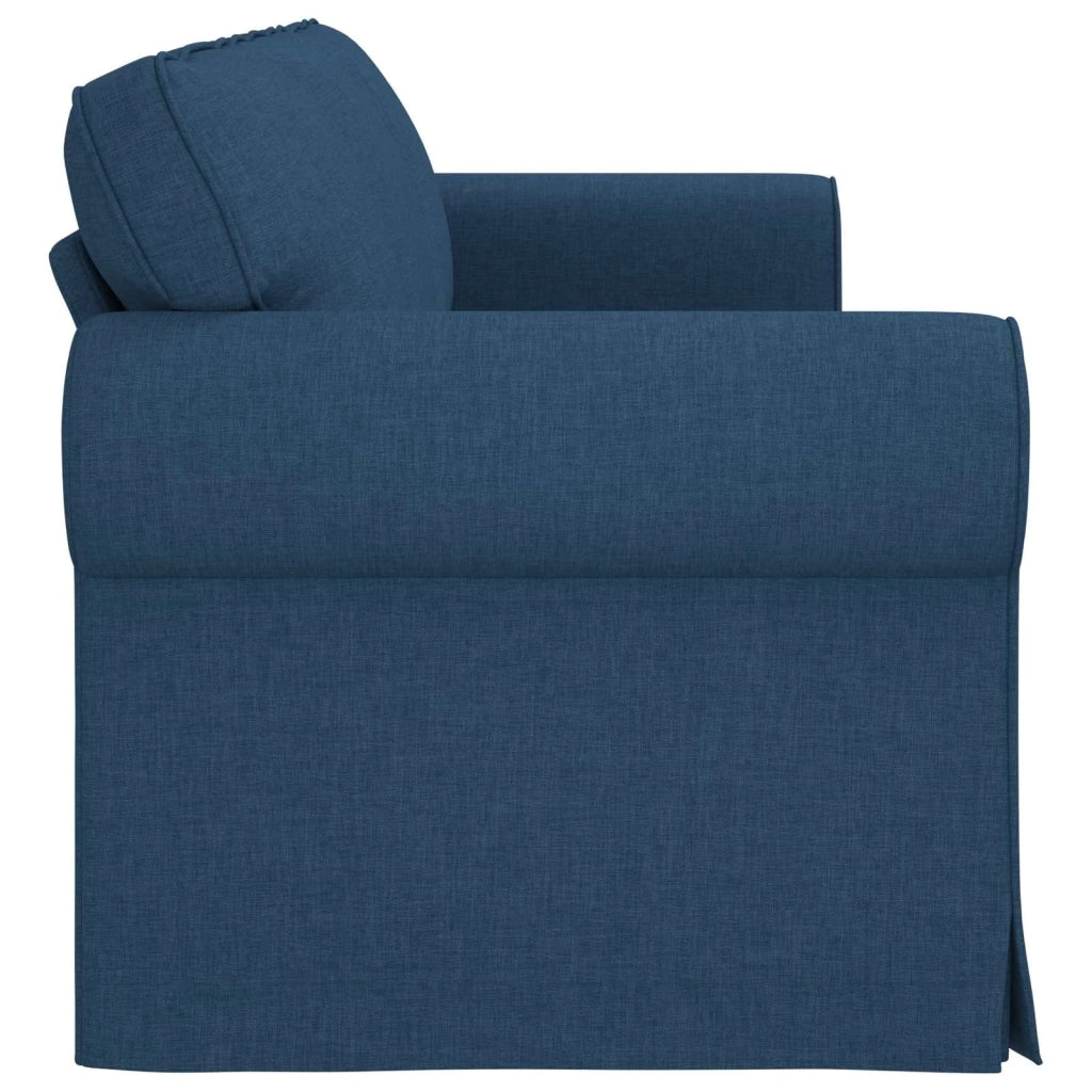 Divano Blu 245 x 82 x 80 cm Tessuto