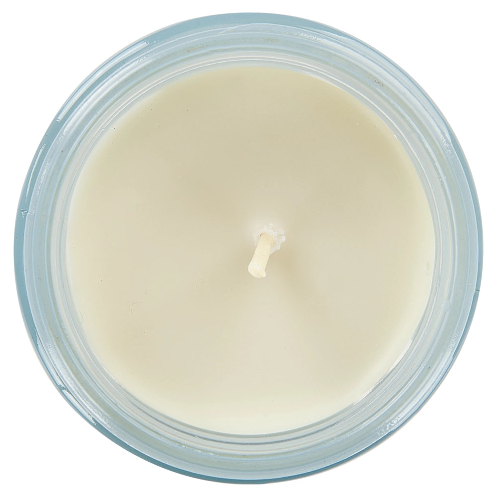 Set di 3 candele profumate multicolore 100% cera di soia stoppino di cotone vetro fragranza bergamotto vaniglia lavanda