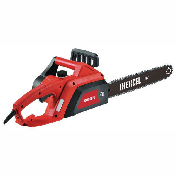 EXCEL CDF04774 Elettrosega 1800 W con Barra da 40 cm Lubrificazione Automatica Freno Catena Meccanico Antivibrante colore Rosso