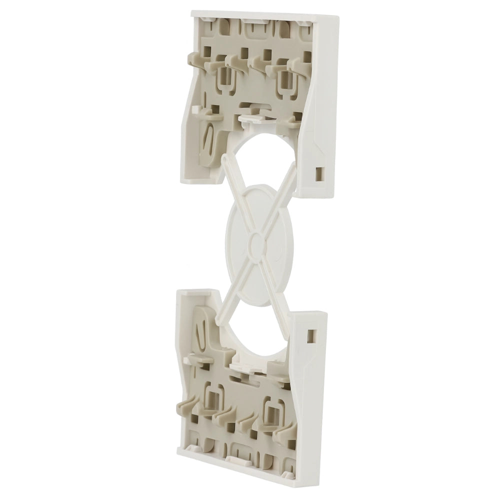 Cover bticino living now per prese standard p40 2 moduli varie finiture *** colore bianco, confezione 1