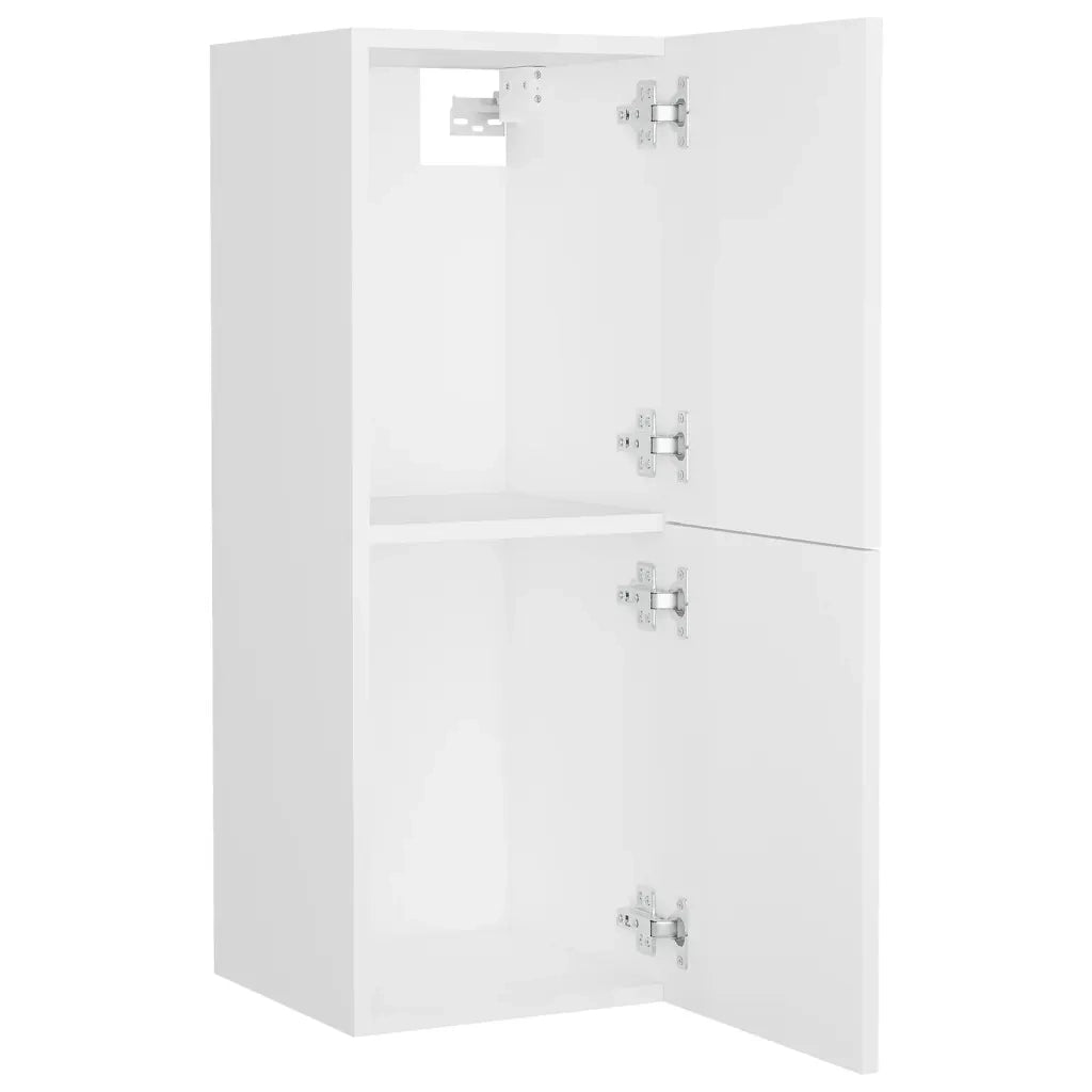 Set Mobili da Bagno Bianco in Truciolato 3071000