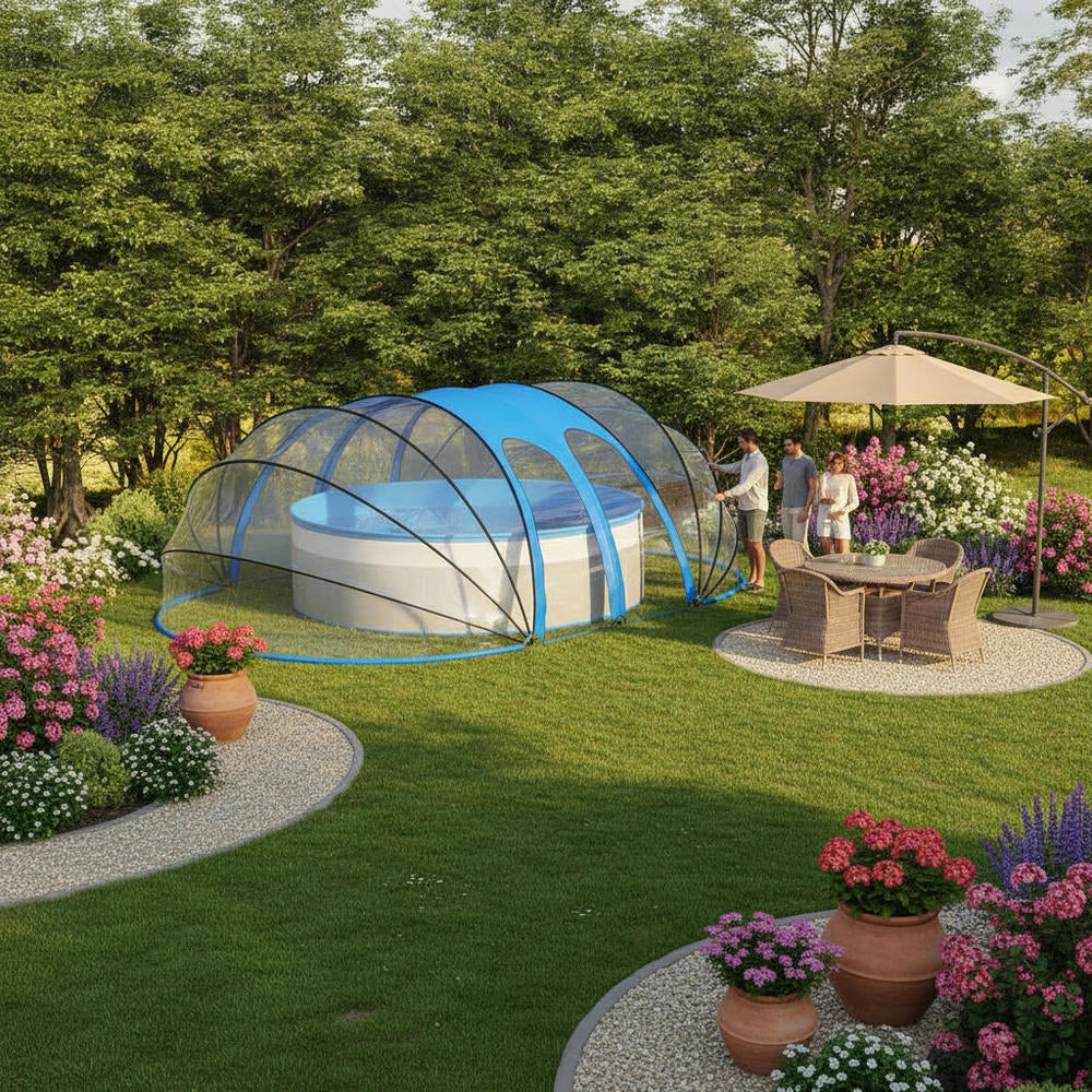 Pool Dome Oval 620x410x210 Cm