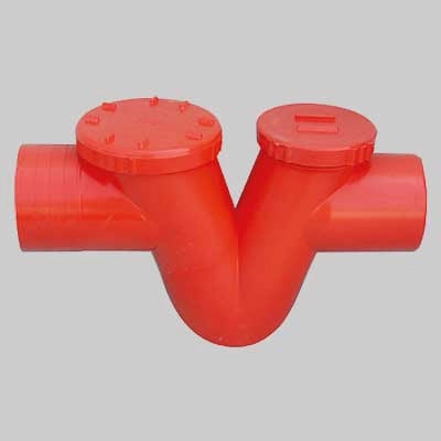 SIFONE MONOLITICO PVC  125     MADE IN ITALY