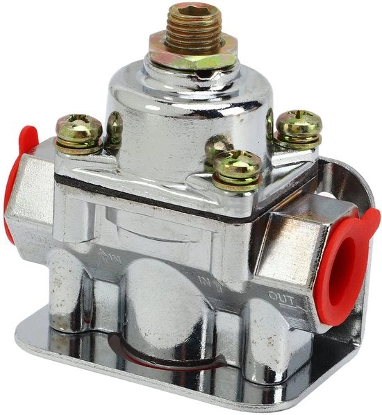 Regolatore di Pressione del Carburante Professionale - NPT 3/8 Pollici - Componente del Carburante - Raccordo di Acciaio Inox - Controllo Preciso del Carburante - Miglioramento delle Prestazioni - Componente del Carburatore