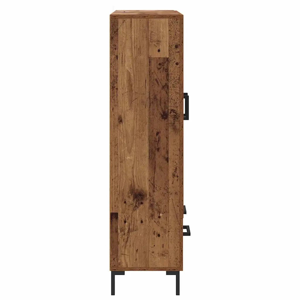 Credenza | Madia | Buffet da pranzo | Armadio da pranzo Legno vecchio 69,5 x 31 x 115 cm Legno multistrato