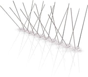 Sistema di protezione da uccelli - 9 m | dispositivo di dissuasione efficace per uccelli in acciaio inox resistente contro uccelli e colombi - spine per tetto, balcone o ringhiera