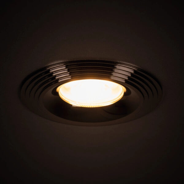 Faretto incasso Kanlux LIGLO tondo cromo nero GU10/GX5.3