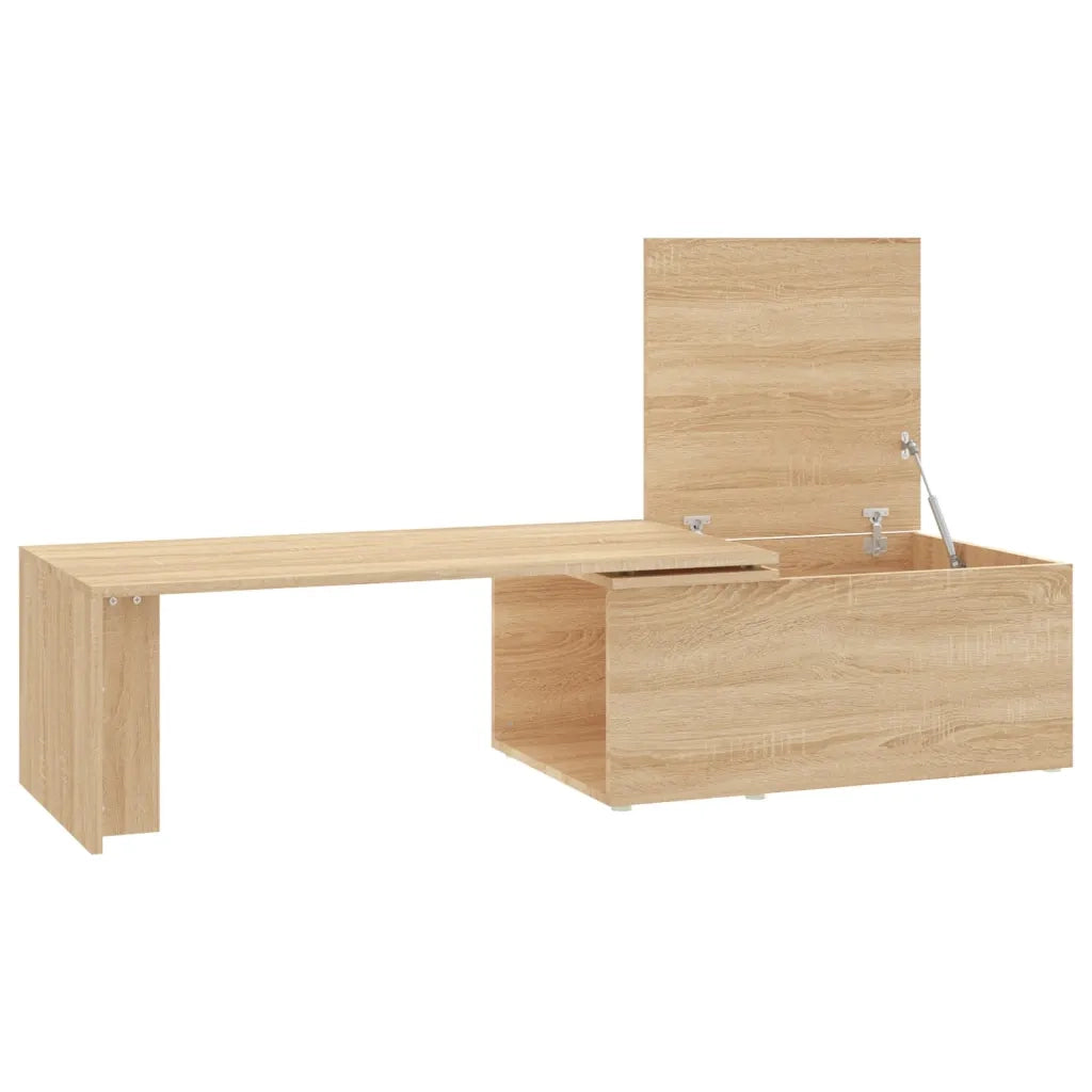 Tavolino da Salotto Rovere Sonoma 150x50x35cm Legno Multistrato 801340