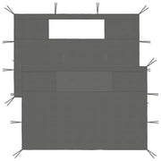 Pareti con Finestre per Gazebo 2 pz Antracite cod mxl 62366